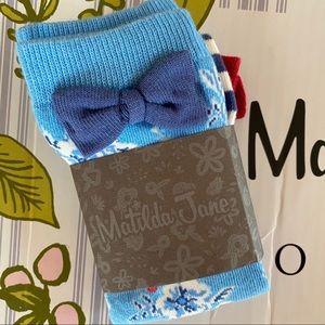 Matilda Jane Sign Post Socks sz L NWT